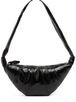Borsa media Croissant in cotone spalmato