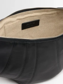 Borsa media Croissant in nappa