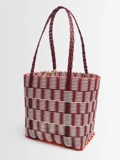 Borsa media intrecciata