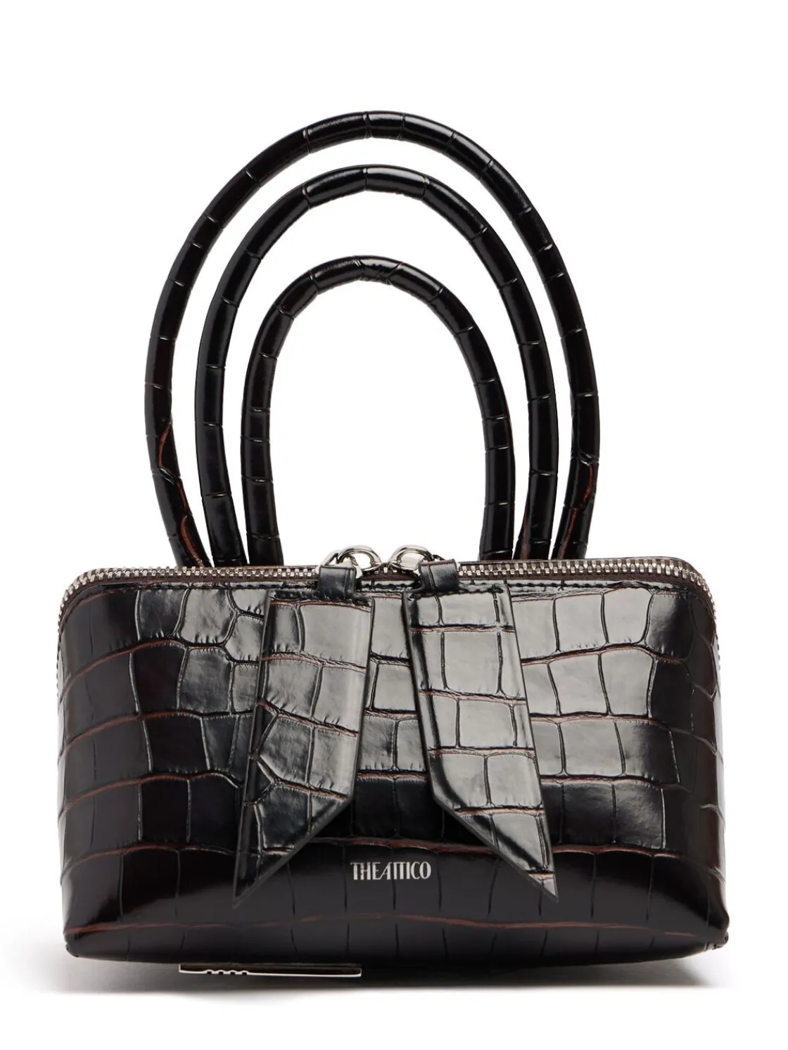 Borsa mini Friday in pelle goffrata