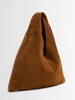 Borsa piccola Bindle in camoscio