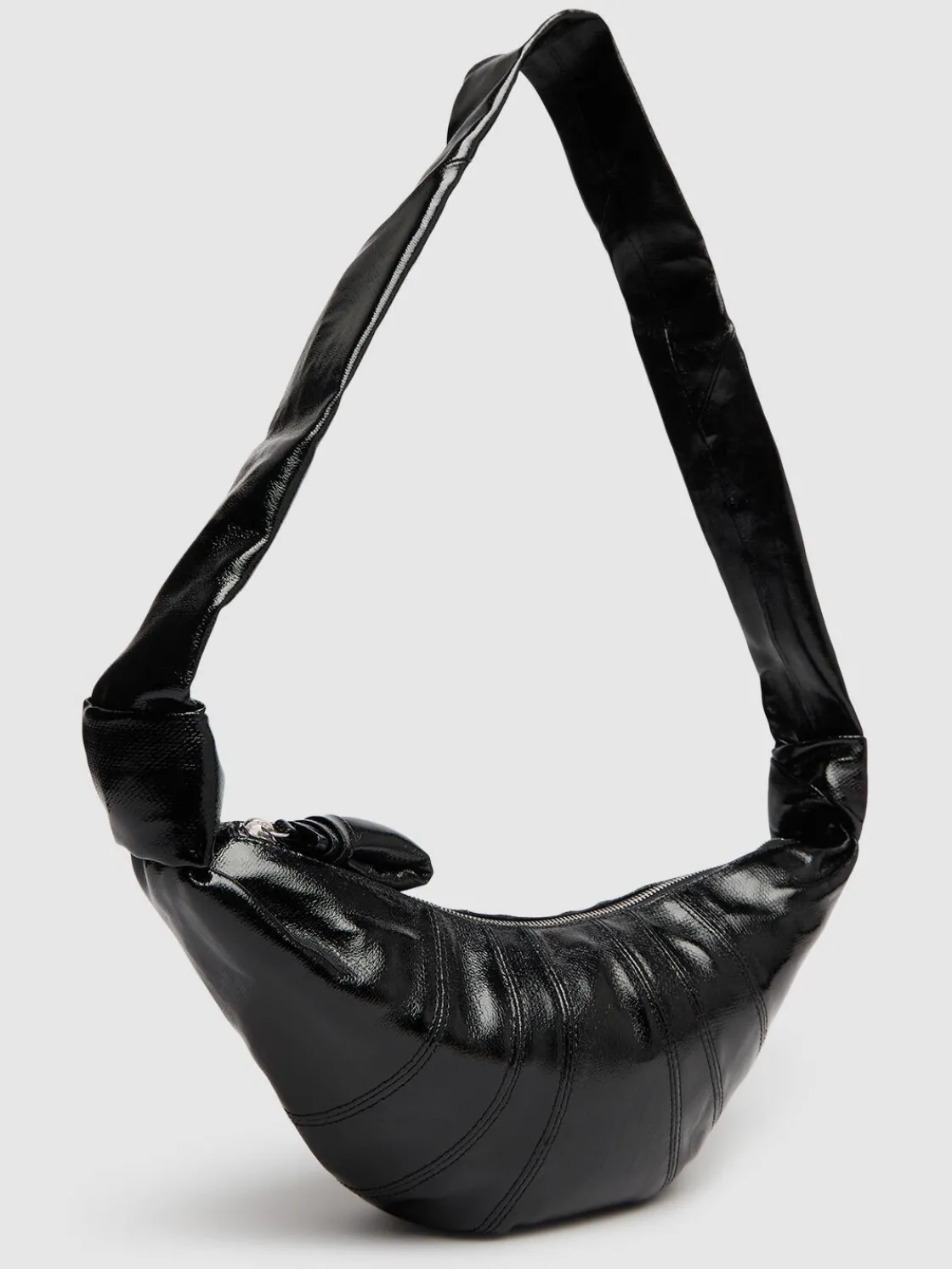 Borsa piccola Croissant in cotone spalmato