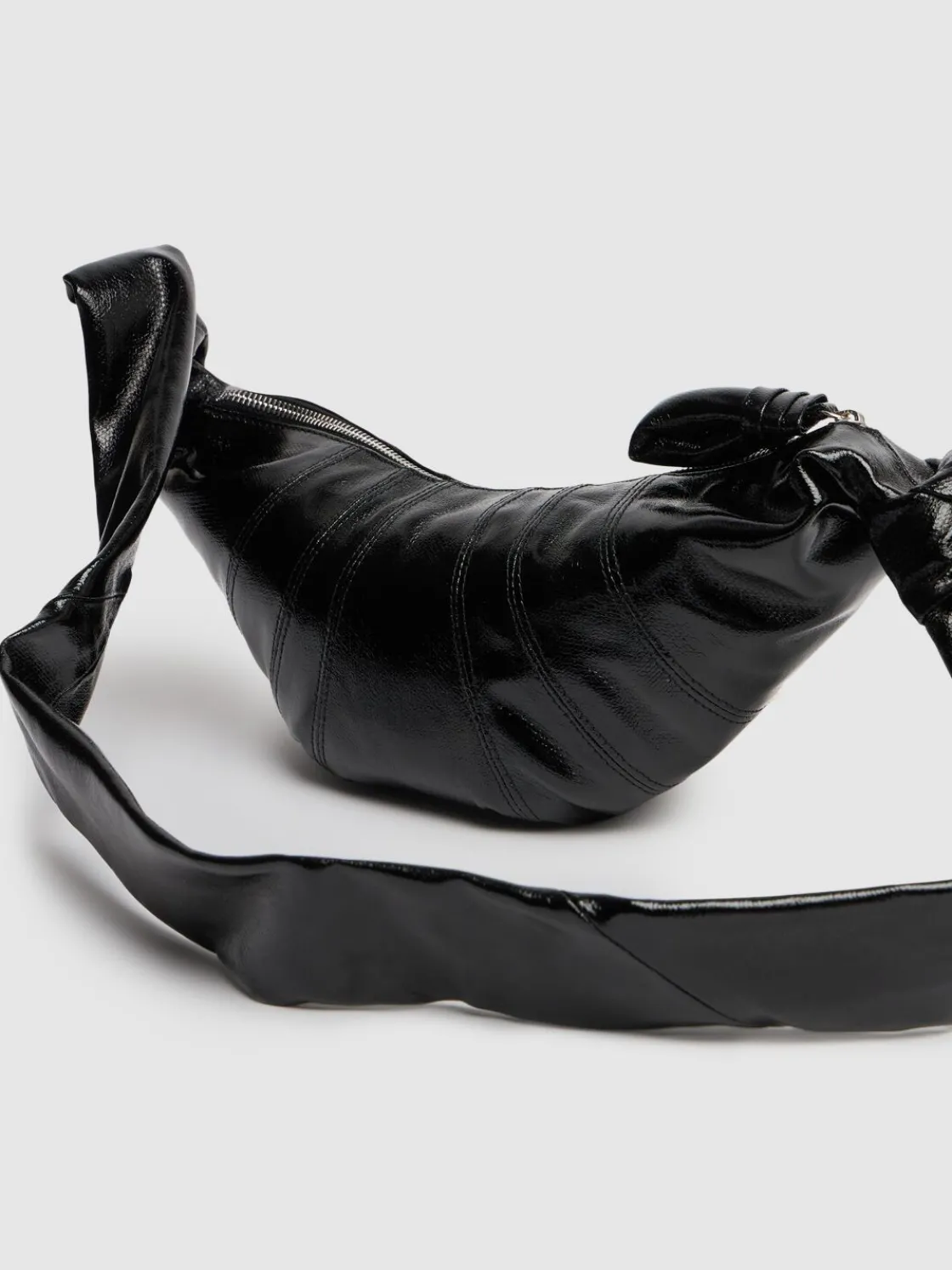 Borsa piccola Croissant in cotone spalmato