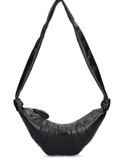 Borsa piccola Croissant in nappa