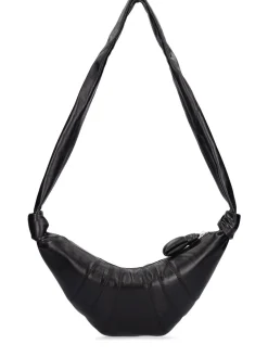 Borsa piccola Croissant in nappa