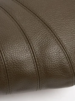Borsa piccola Croissant in pelle martellata