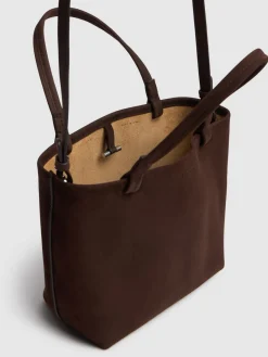 Borsa piccola Park in pelle nabuk