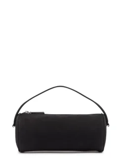 Borsa Round 90s in nabuk con manico