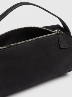 Borsa Round 90s in nabuk con manico