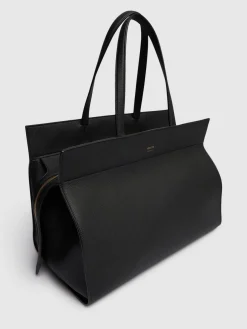 Borsa shopping Crosby in pelle liscia