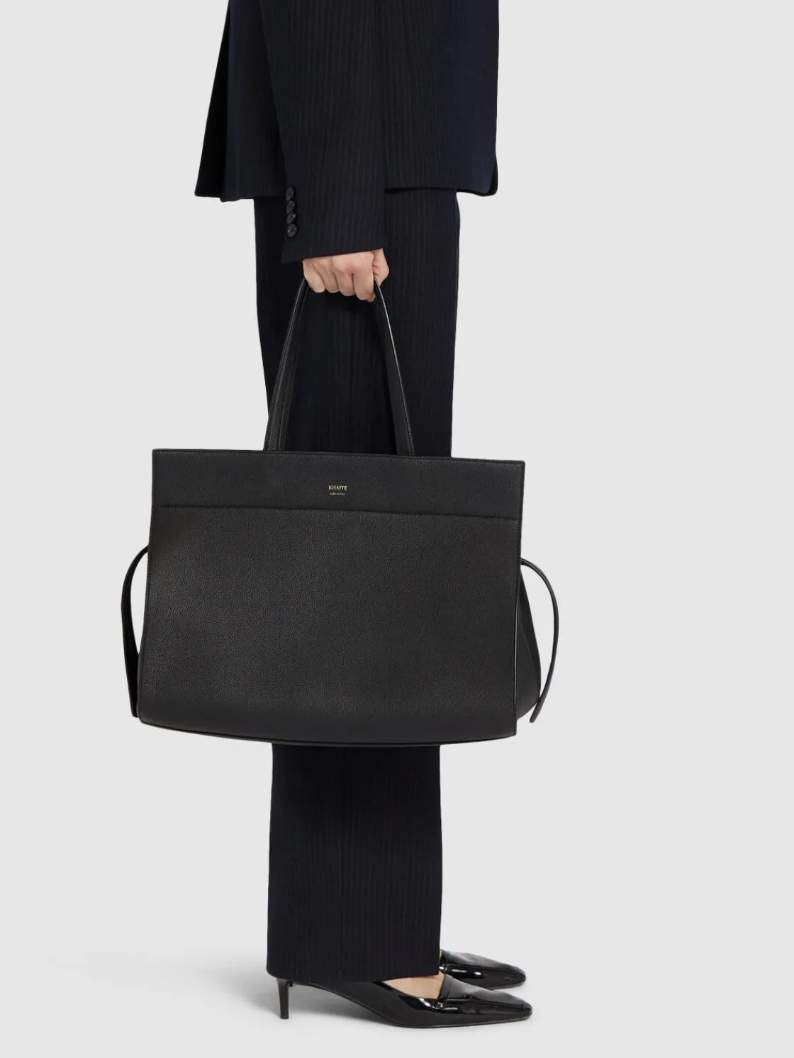 Borsa shopping Crosby in pelle liscia