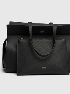 Borsa shopping Crosby in pelle liscia