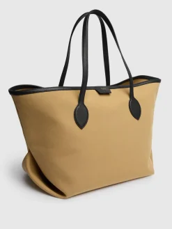 Borsa tote media Amalia in tela