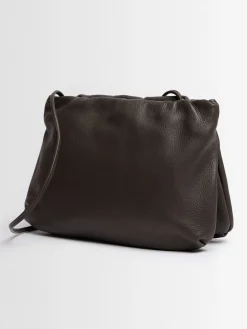 Bourse micro grain leather shoulder bag