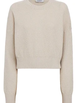 Boxy fit cotton sweater