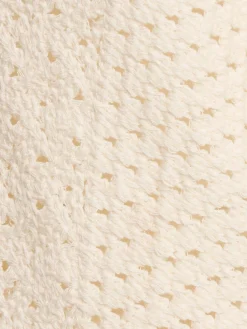 Caftano lungo crochet Nerea con perla