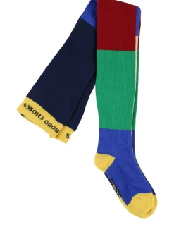 Calze in misto cotone color block