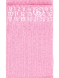 Calzini in misto cotone jacquard con logo