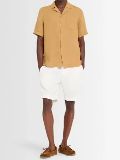 Camicia bowling Angelo in lino