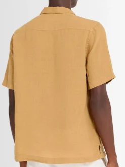 Camicia bowling Angelo in lino