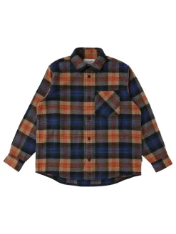 Camicia Dern in misto lana check