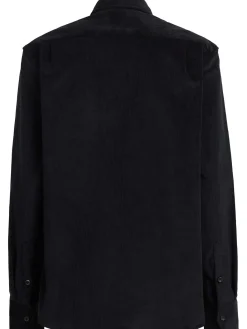Camicia in cotone a coste Sara