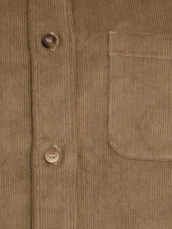 Camicia in cotone a coste Sara