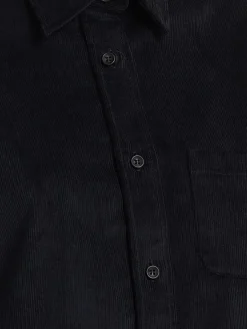 Camicia in cotone a coste Sara