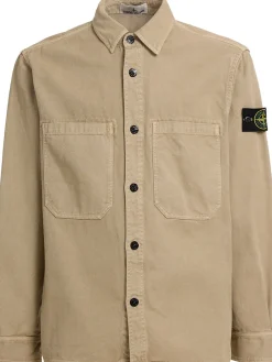 Camicia in cotone effetto vintage