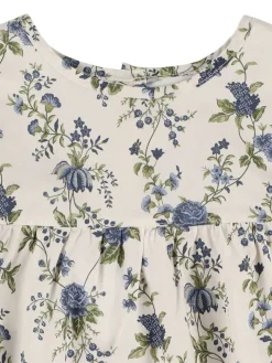 Camicia in cotone e lino con stampa