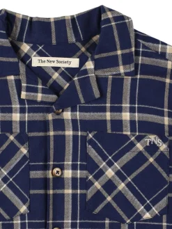 Camicia in cotone madras stampato