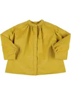 Camicia in millerighe a pieghe
