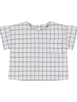 Camicia in misto cotone check