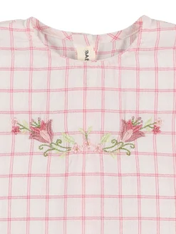 Camicia in misto cotone check
