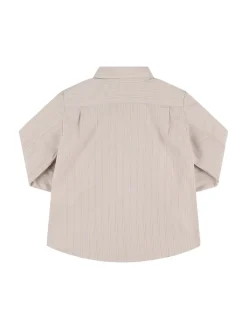 Camicia in popeline di cotone a righe