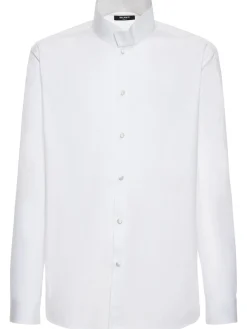 Camicia in raso di cotone