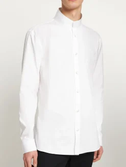 Camicia in raso di cotone
