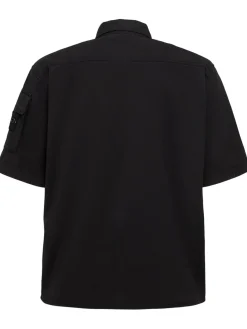 Camicia in twill di cotone stretch