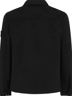 Camicia in twill di cotone stretch