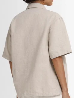 Camicia maniche corte in misto cotone Michigan