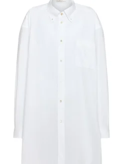 Camicia oversize Victoria in popeline di cotone