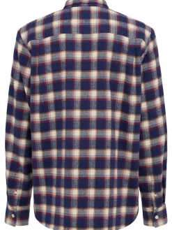 Camicia sartoriale in misto cotone check