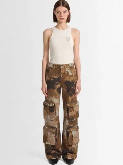 Camouflage cargo pants