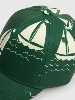 Cappello baseball in cotone stampato