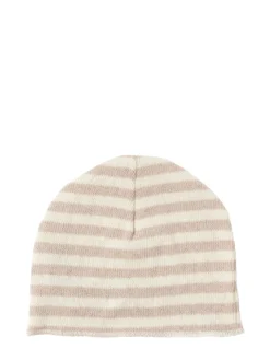 Cappello beanie in misto cotone a righe