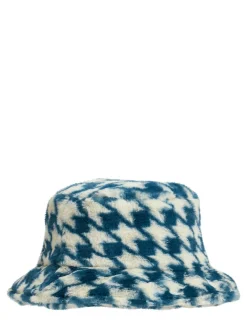 Cappello bucket in pelliccia sintetica