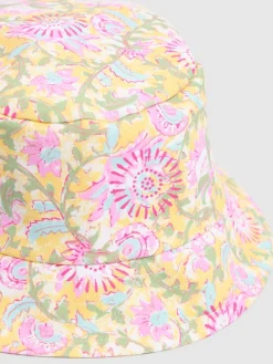 Cappello bucket stampa floreale