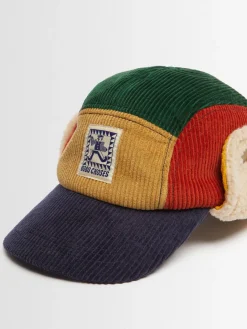Cappello in millerighe con logo