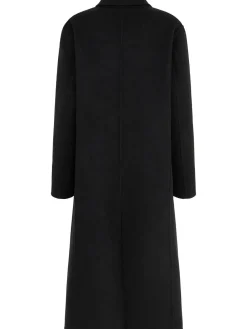 Cappotto doppiopetto Bianca in misto lana