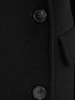 Cappotto doppiopetto Bianca in misto lana